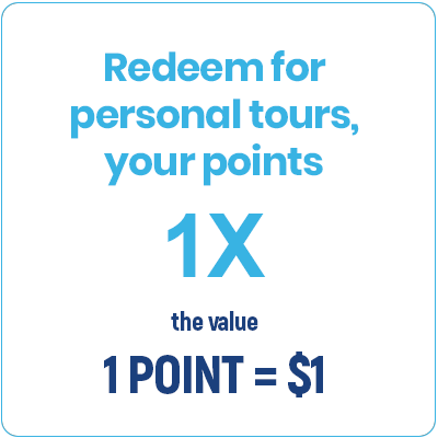 Ways to redeem your points.