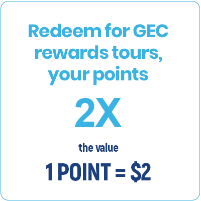 Ways to redeem your points.